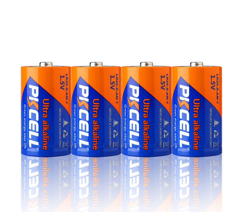 堿性1號電池LR20四粒縮裝
