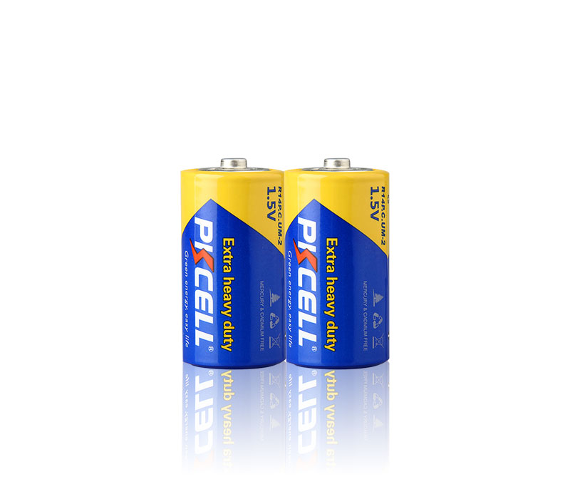 碳性中號電池R14P二粒縮裝